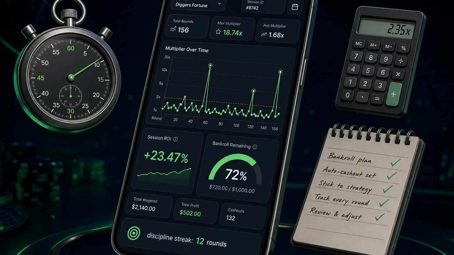 Session tracking and discipline dashboard